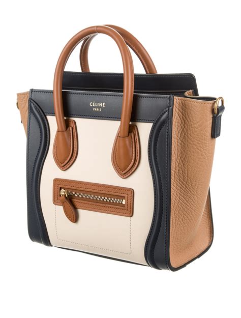 celine nano luggage tote dupe|celine luggage tote sizes.